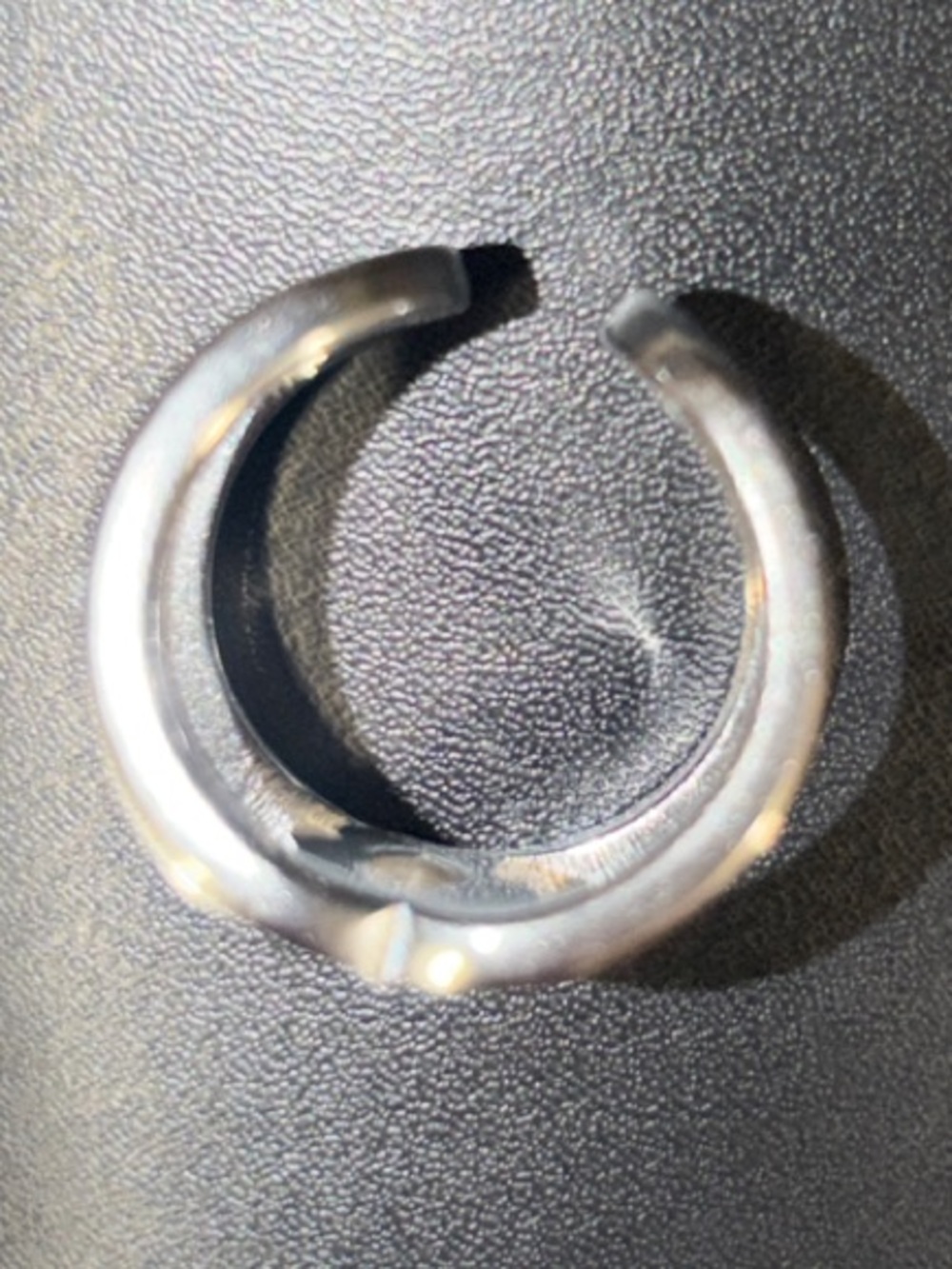 🔗 (SIZE 6.5) CC open metal cuff RING 💅 - Picture 2 of 16